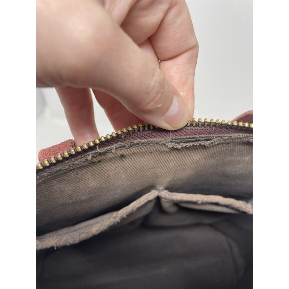 Madewell Mini Transport Tote Brick Red Leather Women's Hobo Purse Handbag - Picture 12 of 16